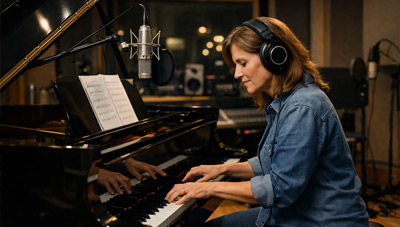 Piano accompaniment with a professional pianist